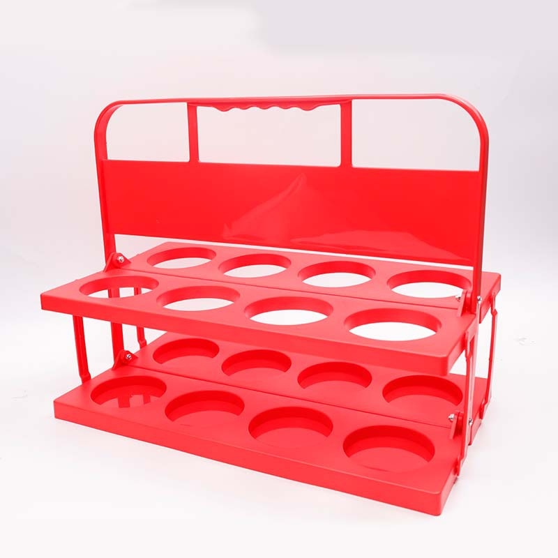 Raktáron lévő nagy lyukú, nyolclyukú, összecsukható bortartó, nyolcfejű, összecsukható sörtartó, hordozható italtartó, sport kulacstartó