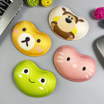 Mengtian Mouse Pad Προστατευτικό καρπού Χαριτωμένο κορίτσι Σιλικόνης Κινούμενα σχέδια Γραφείο Μικρό στήριγμα χεριών Μαλακό μαξιλάρι υπολογιστή 3D Άνδρας Qingbaile