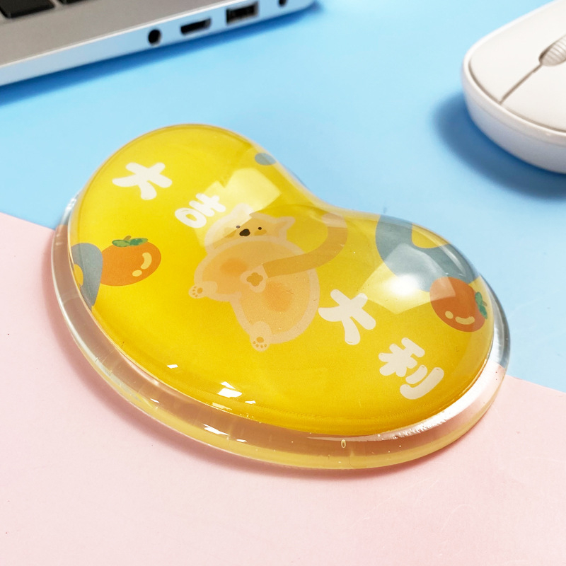 Mengtian hiirematt randmekaitse armas tüdruk silikoonist koomiksikontor väike käetugi pehme padi arvuti 3D mees Qingbaile