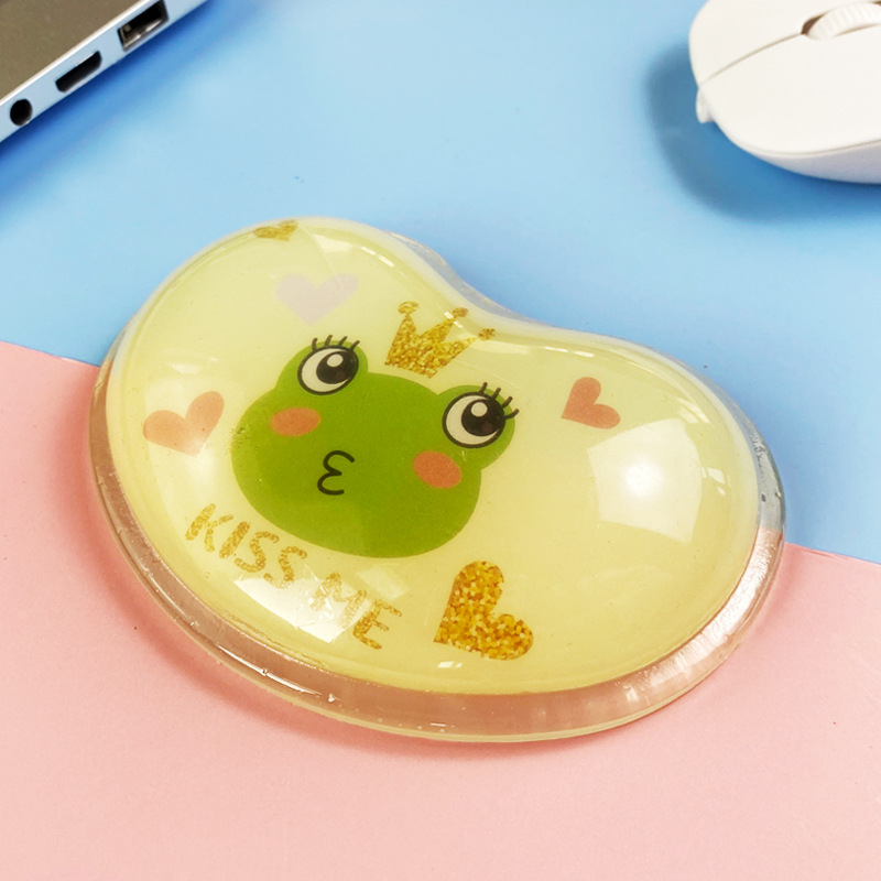 Mengtian hiirematt randmekaitse armas tüdruk silikoonist koomiksikontor väike käetugi pehme padi arvuti 3D mees Qingbaile