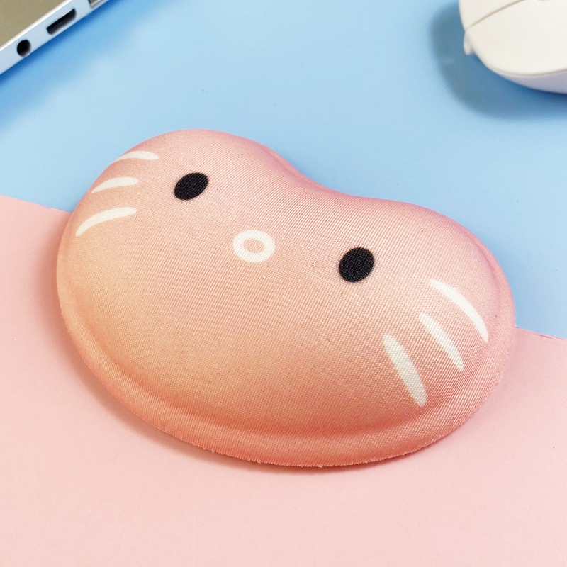 Mengtian hiirematt randmekaitse armas tüdruk silikoonist koomiksikontor väike käetugi pehme padi arvuti 3D mees Qingbaile