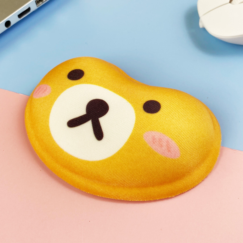 Mengtian hiirematt randmekaitse armas tüdruk silikoonist koomiksikontor väike käetugi pehme padi arvuti 3D mees Qingbaile