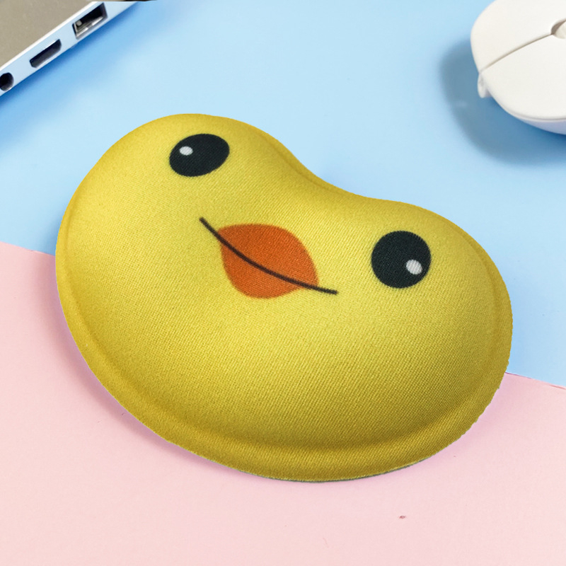 Mengtian hiirematt randmekaitse armas tüdruk silikoonist koomiksikontor väike käetugi pehme padi arvuti 3D mees Qingbaile