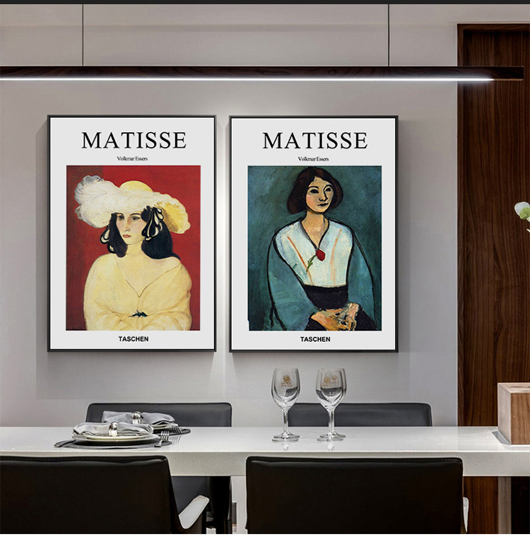 Maailmakuulus maal Matisse`i õlimaal elutoa rippmaaling moodne dekoratiivmaaling pehme modellituba diivani sein voodi seina seinamaaling