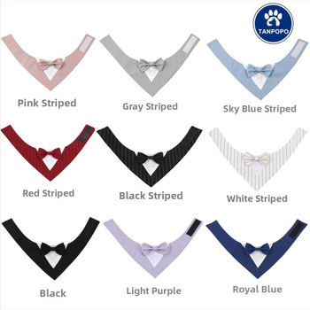 Tanpopo piiriülene laos Briti pulmaülikonna lemmikloomade süljerätik koerasall takjapaelaga lemmikloomade kolmnurkne rätik