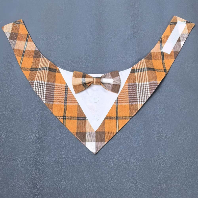 Tanpopo piiriülene laos Briti pulmaülikonna lemmikloomade süljerätik koerasall takjapaelaga lemmikloomade kolmnurkne rätik