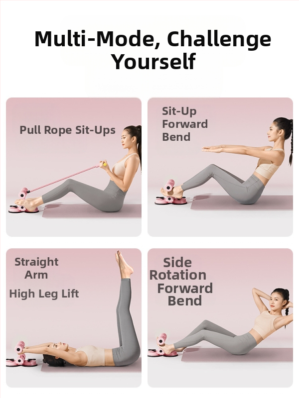 Pomocné domáce fitness vybavenie, rolovacie zhyby, sacie multifunkčné športové cvičebné vybavenie