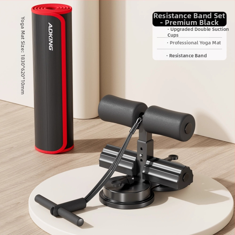 Sit-ups palīgierīces mājsaimniecības fitnesam Sarullējamas pievilkšanās pievilkšanās ierīces ar piesūcekni Daudzfunkcionāls sporta trenažieris