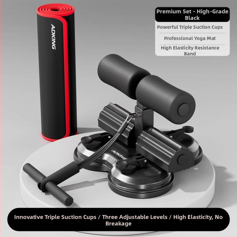 Echipament auxiliar de fitness pentru uz casnic, echipament de exerciții sportive multifuncțional cu ventuză, tip Roll-Up Pull-Up, abdomene