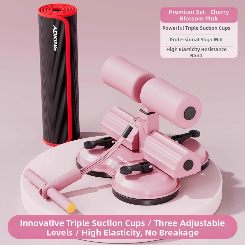 Echipament auxiliar de fitness pentru uz casnic, echipament de exerciții sportive multifuncțional cu ventuză, tip Roll-Up Pull-Up, abdomene