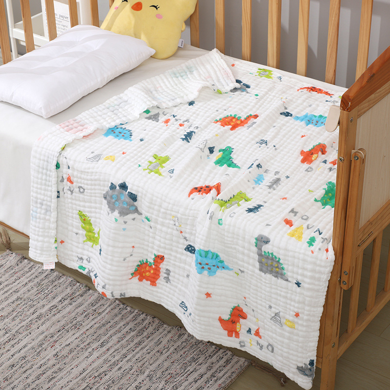 Didmeninė prekyba darželio vaikams skirtais rankšluosčiais, dengtais marlės raštu, vaikiška antklode, dengta kūdikio animacinių filmukų maišeliu