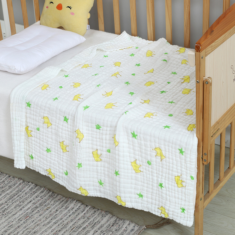 Didmeninė prekyba darželio vaikams skirtais rankšluosčiais, dengtais marlės raštu, vaikiška antklode, dengta kūdikio animacinių filmukų maišeliu