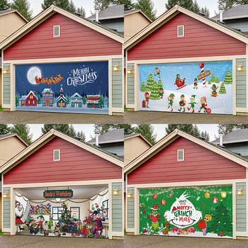 Kalėdiniai lauko garažai puošia foną, audinį, šventinę atmosferą, gobelenus, tarpvalstybinį šaltinį, „Amazon“ sprogimus