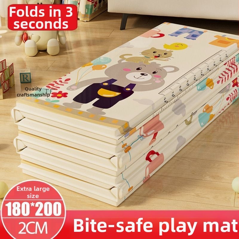 Jauna mazuļa sabiezināts saliekams mājas mazuļa rāpošanas paklājiņš zēnam, āra meitenei, rūpnīcas rāpošanas paklājiņu vairumtirdzniecība pārrobežu mērogā