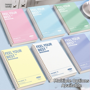 Μικρό, μαλακό, εξαιρετικά παχύ σημειωματάριο για μαθητές γυμνασίου και λυκείου, γενικά 5 σημειωματάρια, υψηλής ποιότητας χρώματα