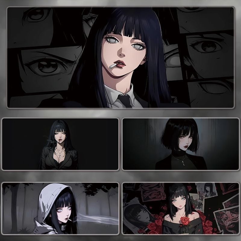 Desene animate anime Huo Shadow Ida mouse pad mare avansat sim joc mouse pad e-sports tastatură computer birou încheietura mâinii pad