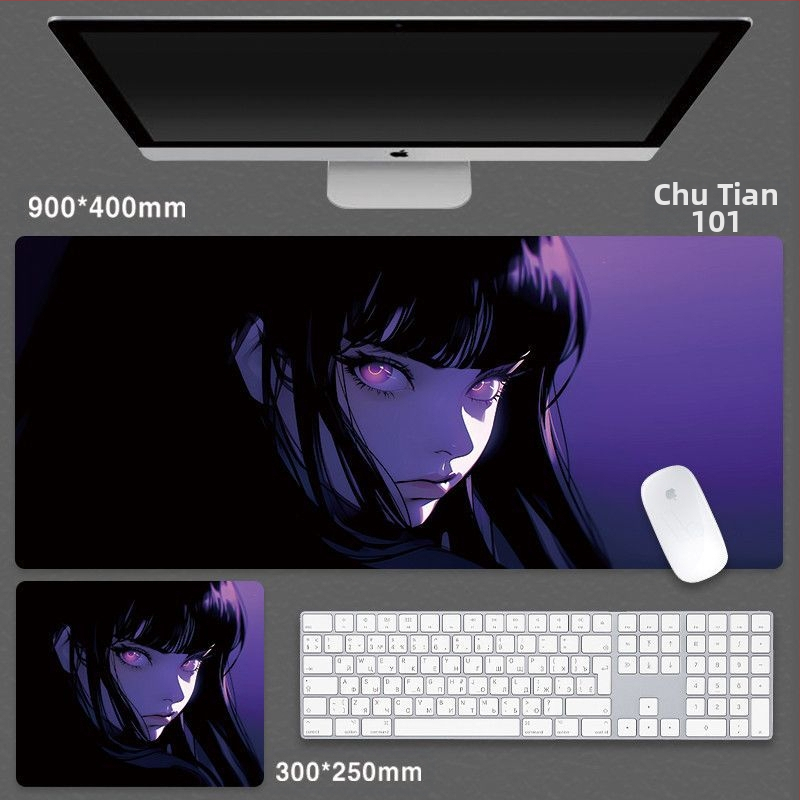 Cartoon Anime Huo Shadow Ida hiirematt suur Advanced Sense mängu hiirematt e-spordi klaviatuur arvutilaua randmepadi