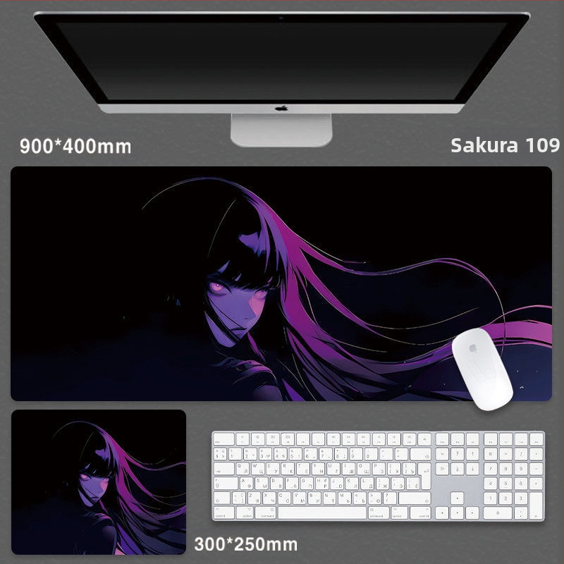 Cartoon Anime Huo Shadow Ida hiirematt suur Advanced Sense mängu hiirematt e-spordi klaviatuur arvutilaua randmepadi