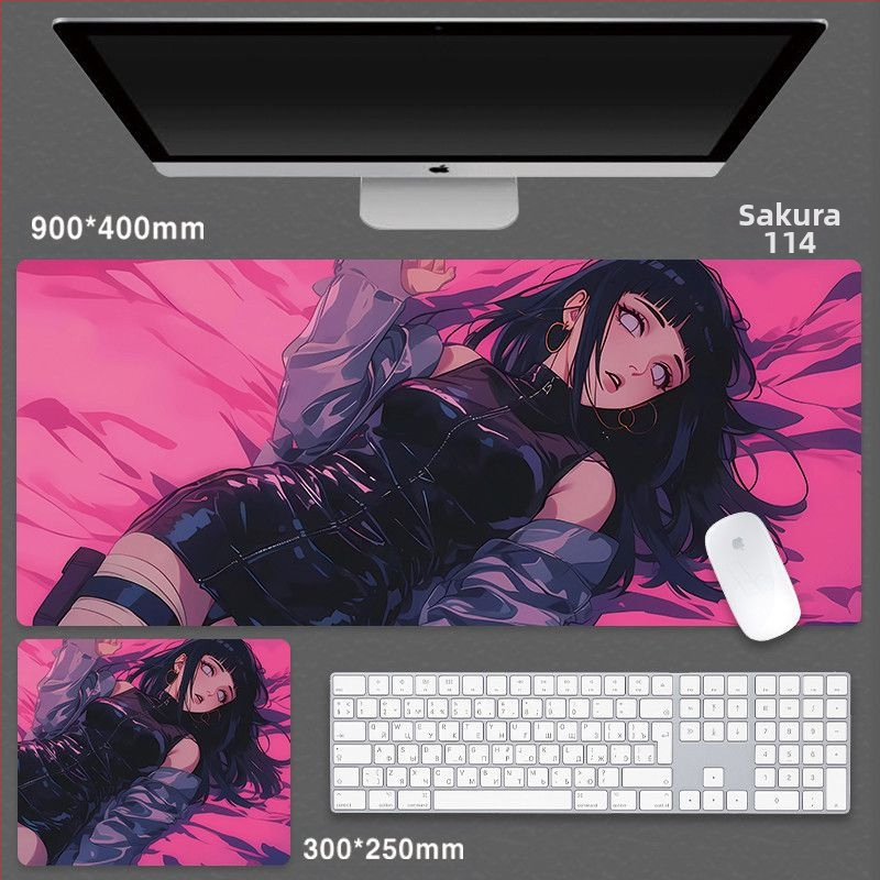 Cartoon Anime Huo Shadow Ida hiirematt suur Advanced Sense mängu hiirematt e-spordi klaviatuur arvutilaua randmepadi