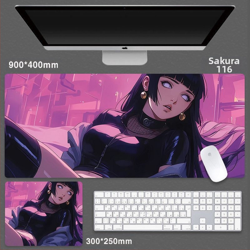 Cartoon Anime Huo Shadow Ida hiirematt suur Advanced Sense mängu hiirematt e-spordi klaviatuur arvutilaua randmepadi