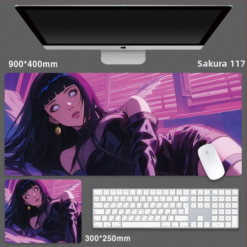 Cartoon Anime Huo Shadow Ida hiirematt suur Advanced Sense mängu hiirematt e-spordi klaviatuur arvutilaua randmepadi