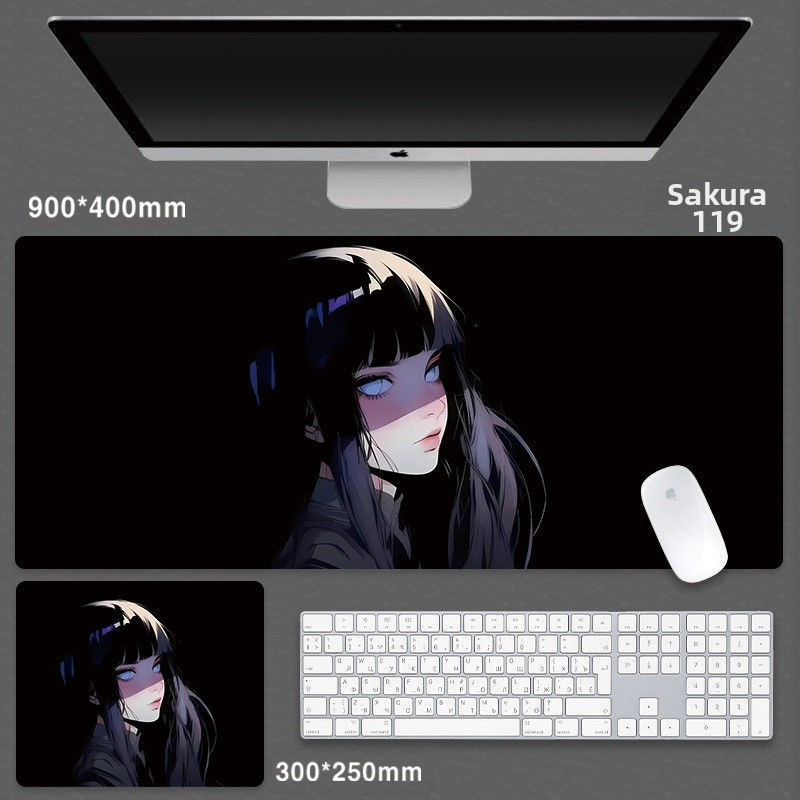 Cartoon Anime Huo Shadow Ida hiirematt suur Advanced Sense mängu hiirematt e-spordi klaviatuur arvutilaua randmepadi