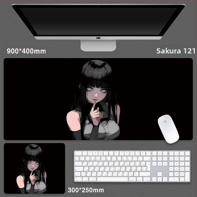 Cartoon Anime Huo Shadow Ida hiirematt suur Advanced Sense mängu hiirematt e-spordi klaviatuur arvutilaua randmepadi