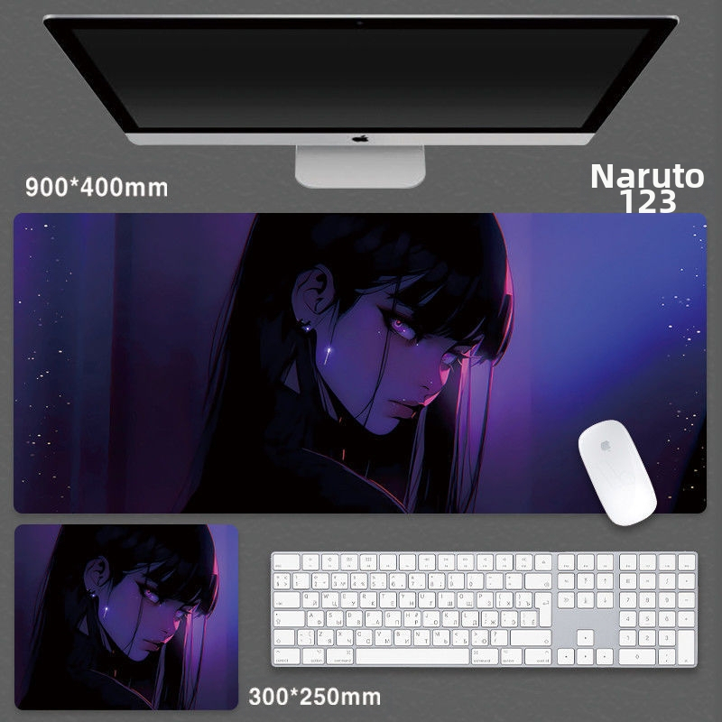 Cartoon Anime Huo Shadow Ida hiirematt suur Advanced Sense mängu hiirematt e-spordi klaviatuur arvutilaua randmepadi