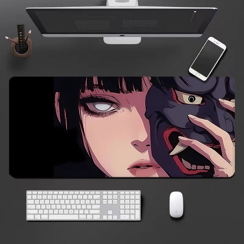 Cartoon Anime Huo Shadow Ida hiirematt suur Advanced Sense mängu hiirematt e-spordi klaviatuur arvutilaua randmepadi