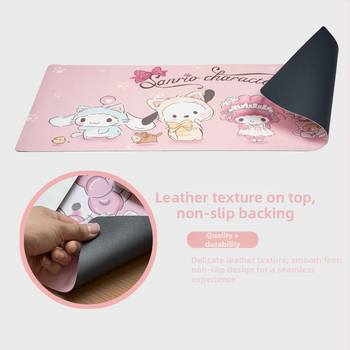 Τραπεζομάντιλο προστασίας ματιών Sanrio Cartoon Student Desk Mat Γραφείο γραφείου Mat Γραφείο γραφείου Mat Μελέτης Γραφείου Υπολογιστή Mat