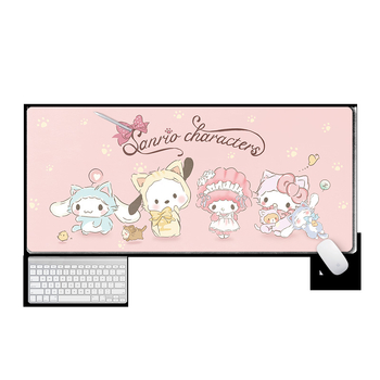 Τραπεζομάντιλο προστασίας ματιών Sanrio Cartoon Student Desk Mat Γραφείο γραφείου Mat Γραφείο γραφείου Mat Μελέτης Γραφείου Υπολογιστή Mat