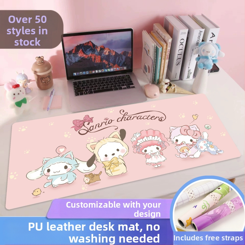Silmade kaitsev lauamatt Sanrio koomiksiõpilase lauamatt kirjutuslaua matt ühiselamu õppelauamatt kontoriarvuti lauamatt