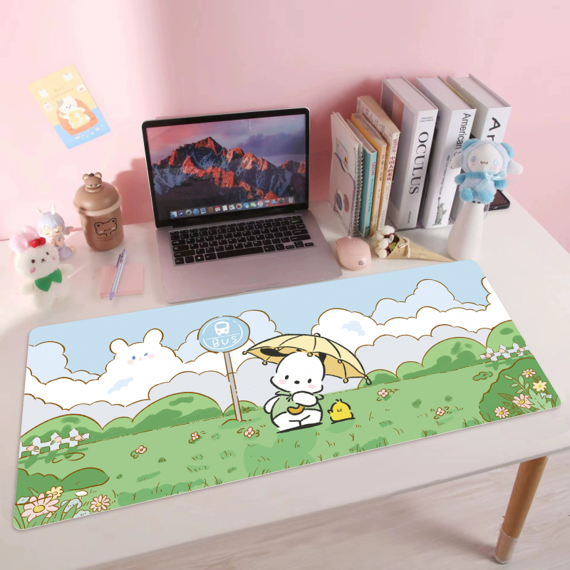 Silmade kaitsev lauamatt Sanrio koomiksiõpilase lauamatt kirjutuslaua matt ühiselamu õppelauamatt kontoriarvuti lauamatt