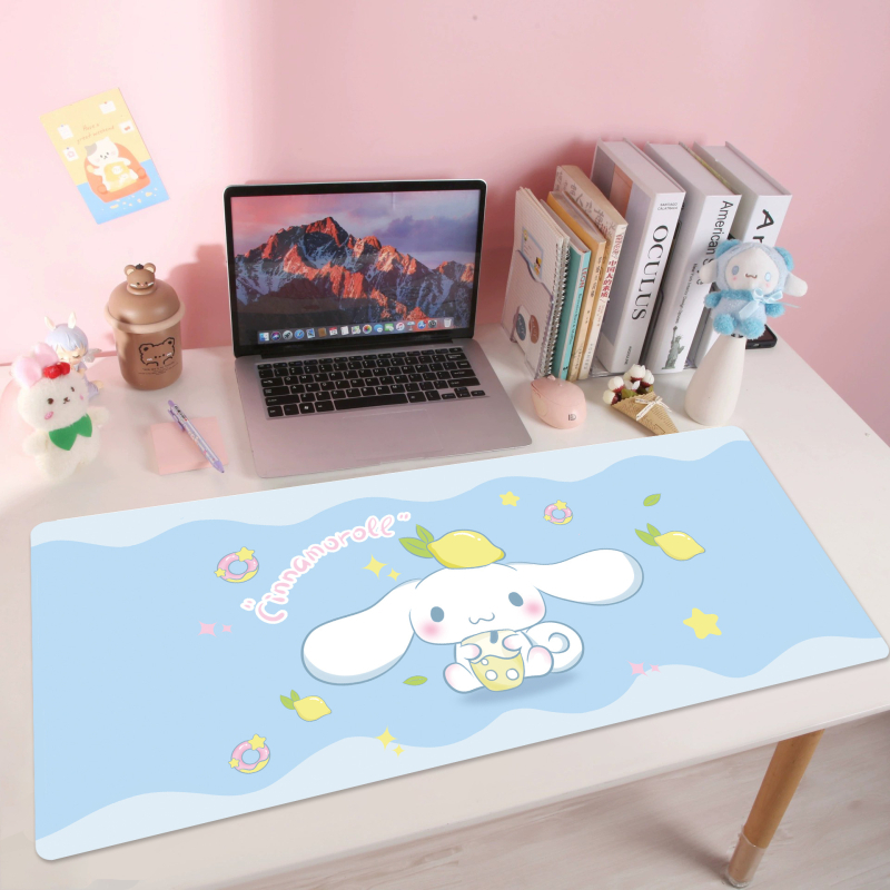 Silmade kaitsev lauamatt Sanrio koomiksiõpilase lauamatt kirjutuslaua matt ühiselamu õppelauamatt kontoriarvuti lauamatt