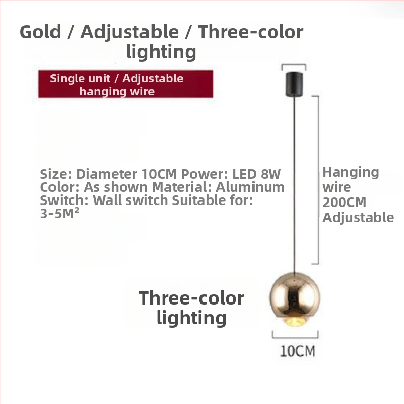 Öökülje rippvalgusti internetist populaarne rippvalgusti reguleeritava kõrgusega magamistoa öökülje rippvalgusti uue stiiliga väike rippvalgusti ühe kangaga nööriga rippvalgusti