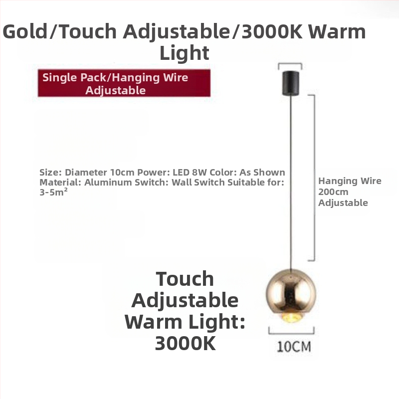 Öökülje rippvalgusti internetist populaarne rippvalgusti reguleeritava kõrgusega magamistoa öökülje rippvalgusti uue stiiliga väike rippvalgusti ühe kangaga nööriga rippvalgusti