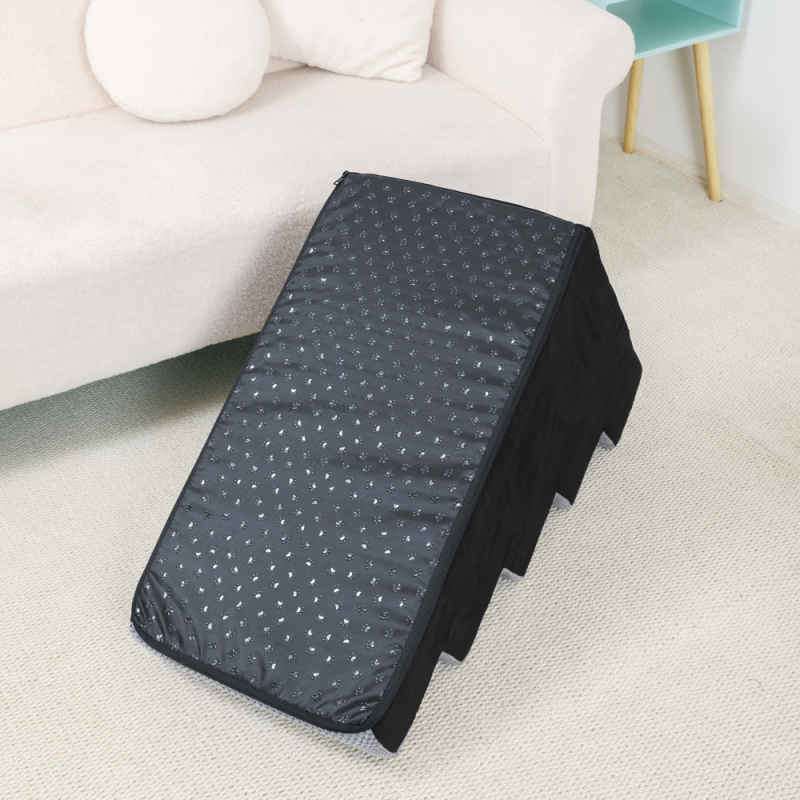 Lemmikloomade täisnurga all olev ronimisredel diivanvoodil üles ja alla ronimiseks, masinpestav koerte ja kasside trepiaste, väikese koera ronimisvoodi redel