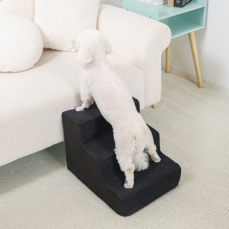 Lemmikloomade täisnurga all olev ronimisredel diivanvoodil üles ja alla ronimiseks, masinpestav koerte ja kasside trepiaste, väikese koera ronimisvoodi redel