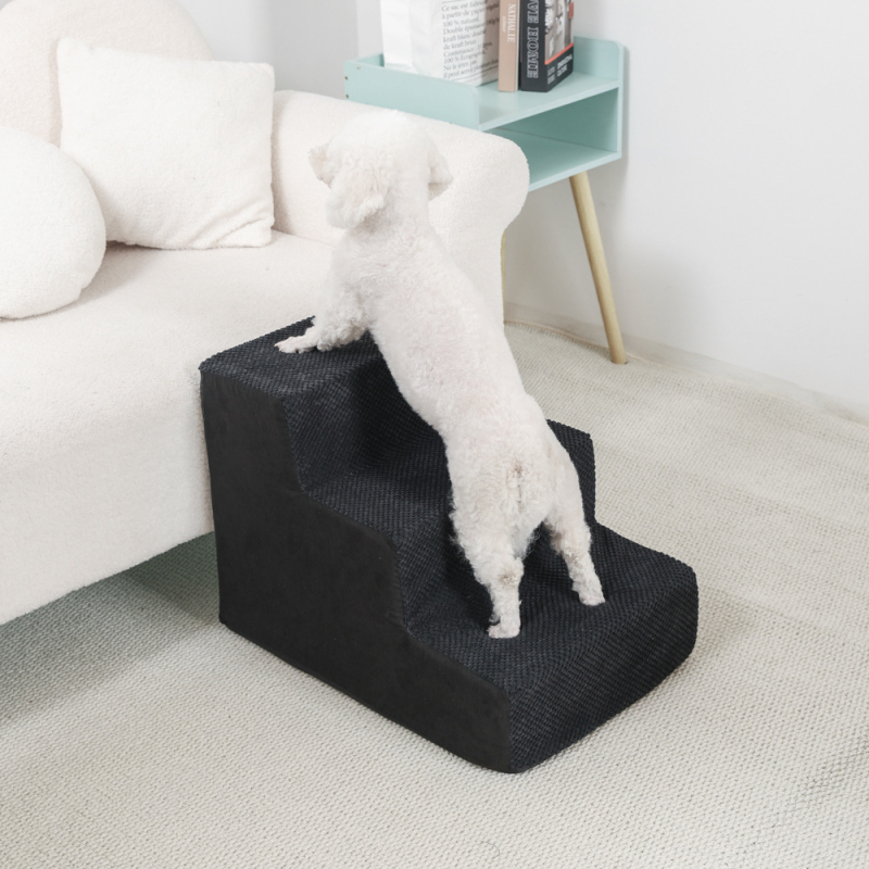 Lemmikloomade täisnurga all olev ronimisredel diivanvoodil üles ja alla ronimiseks, masinpestav koerte ja kasside trepiaste, väikese koera ronimisvoodi redel