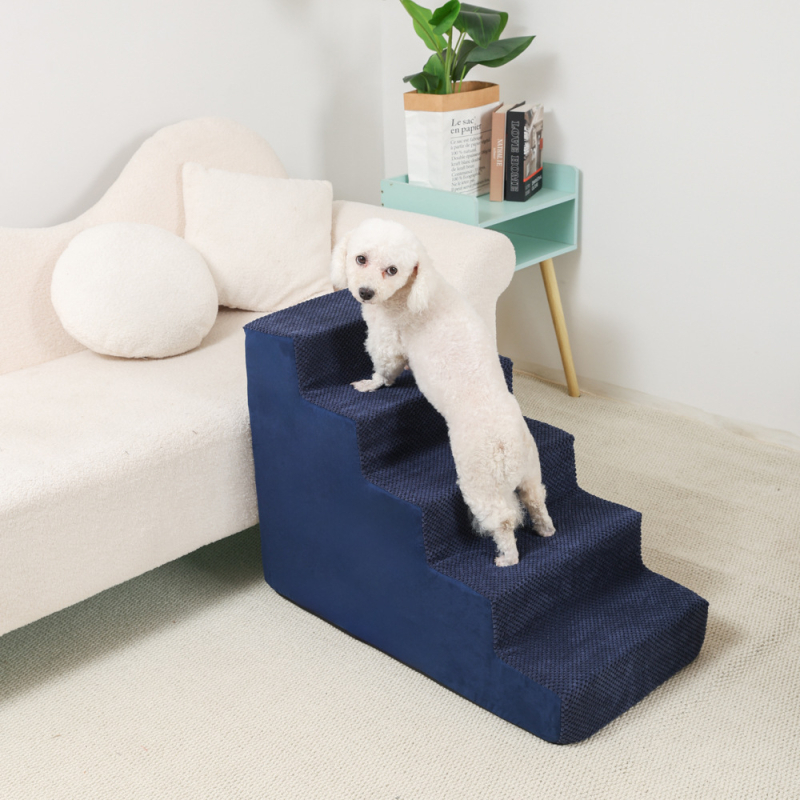 Lemmikloomade täisnurga all olev ronimisredel diivanvoodil üles ja alla ronimiseks, masinpestav koerte ja kasside trepiaste, väikese koera ronimisvoodi redel