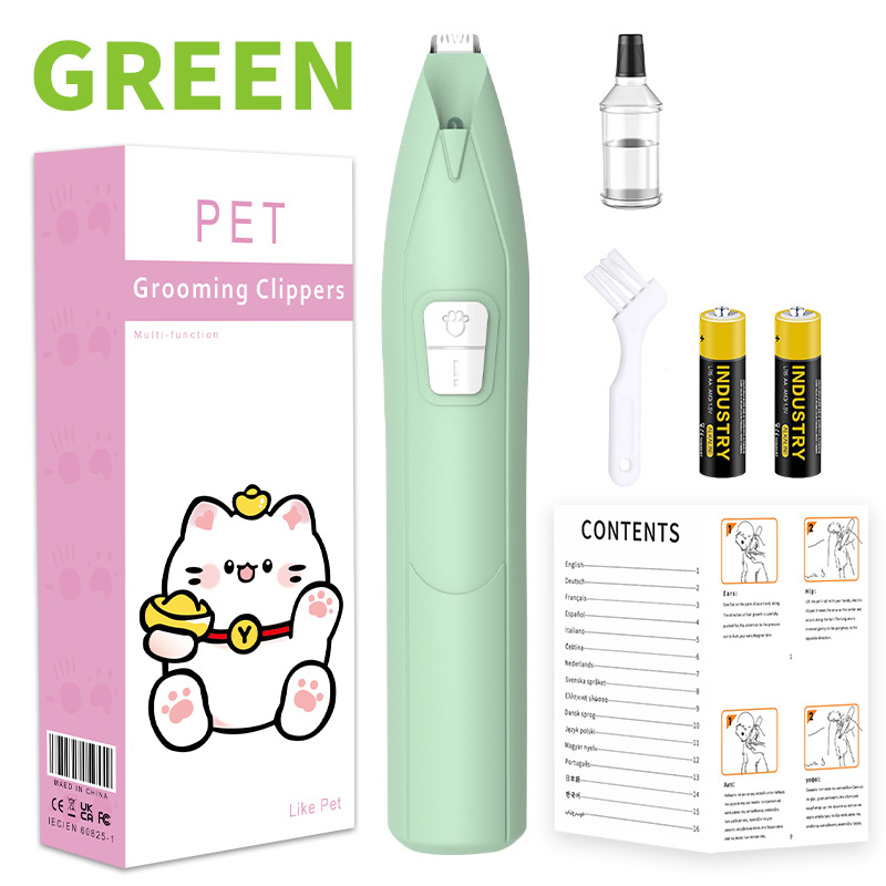 Piiriülene hulgimüük elektriline koera pardel kassi karvapalsam lemmikloomade elektriline fader küüneveski jala raseerimise fader