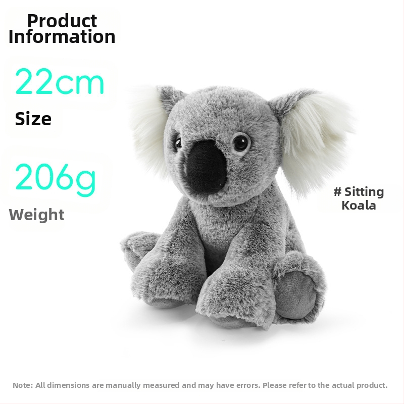 Cezhraničná horúca predajná plyšová hračka slon Koala, plyšová hračka so zvieratami, zahraničný obchod, Amazon, sediaca plyšová hračka panda