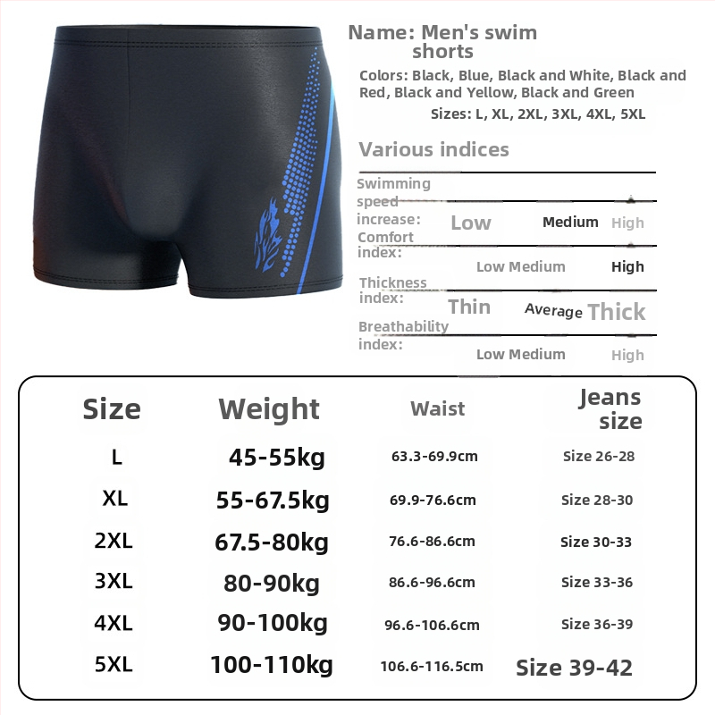 Tehase hulgimüügist täiskasvanute ujumispüksid meeste bokserid pluss-suuruses, piinlikkust tundvad, kõrge vöökohaga, kiiresti kuivavad ujumispüksid, uued kuumaveeallikaga ujumisriided