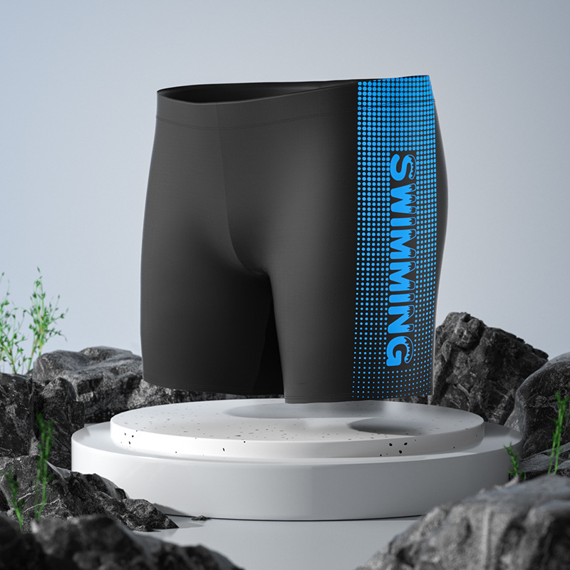 Tehase hulgimüügist täiskasvanute ujumispüksid meeste bokserid pluss-suuruses, piinlikkust tundvad, kõrge vöökohaga, kiiresti kuivavad ujumispüksid, uued kuumaveeallikaga ujumisriided