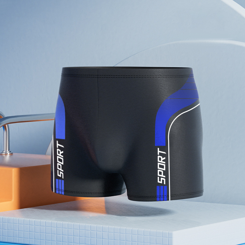 Tehase hulgimüügist täiskasvanute ujumispüksid meeste bokserid pluss-suuruses, piinlikkust tundvad, kõrge vöökohaga, kiiresti kuivavad ujumispüksid, uued kuumaveeallikaga ujumisriided
