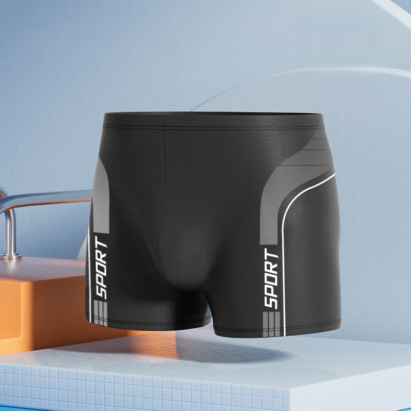 Tehase hulgimüügist täiskasvanute ujumispüksid meeste bokserid pluss-suuruses, piinlikkust tundvad, kõrge vöökohaga, kiiresti kuivavad ujumispüksid, uued kuumaveeallikaga ujumisriided