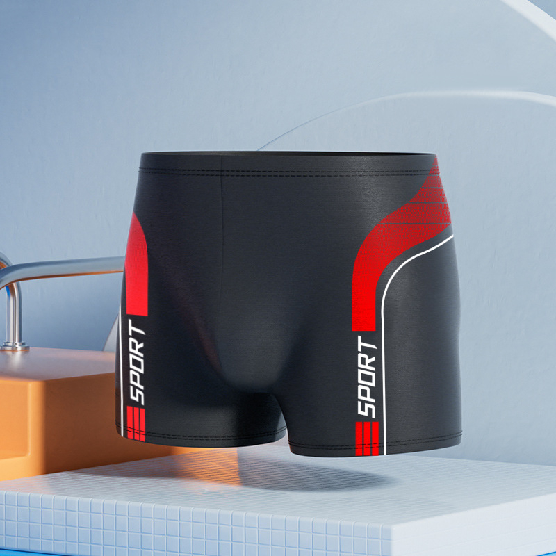 Tehase hulgimüügist täiskasvanute ujumispüksid meeste bokserid pluss-suuruses, piinlikkust tundvad, kõrge vöökohaga, kiiresti kuivavad ujumispüksid, uued kuumaveeallikaga ujumisriided