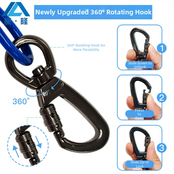 Λουρί από χαλύβδινο σύρμα για κατοικίδια, αντιολισθητικό σχοινί έλξης με εκτεταμένο σχοινί από χαλύβδινο σύρμα, λουρί σκύλου με πάχος 20ft για υπαίθριο σκύλο