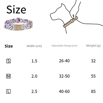 Νέα γράμματα κολάρο σκύλου με μωβ ροζ ρίγα, προμήθειες κατοικίδιων ζώων, ξένο εμπόριο, αλυσίδα σκύλου έλξης, ρηχή χρυσή πόρπη, γράμματα