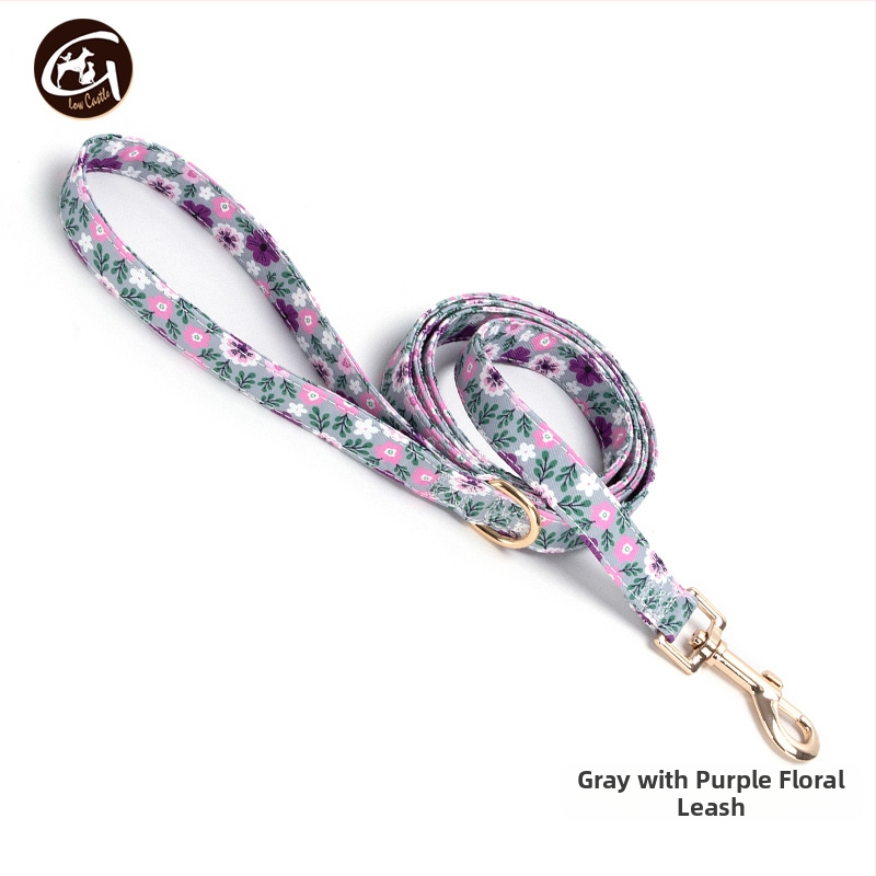 Uus kirjaga koerakaelarihm lilla roosa triibuga lemmikloomatarvete väliskaubanduse veojõuga koerakett madal kuldne pandla kiri